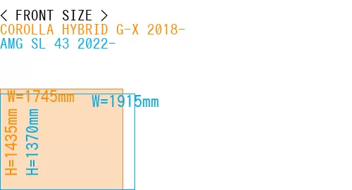 #COROLLA HYBRID G-X 2018- + AMG SL 43 2022-